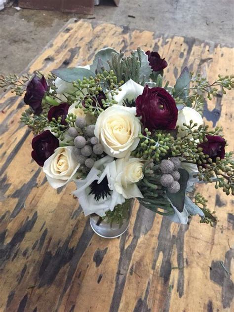 Elegant Burgundy And Grey Fall Wedding Color Inspirations