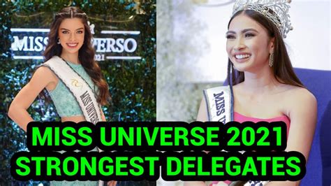 Miss Universe 2021 Strongest Delegates Youtube