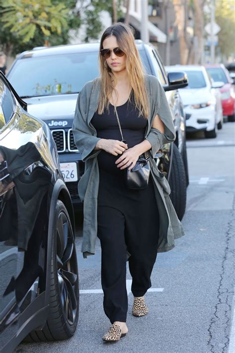 Pregnant Jessica Alba Out Shopping In West Hollywood 1122