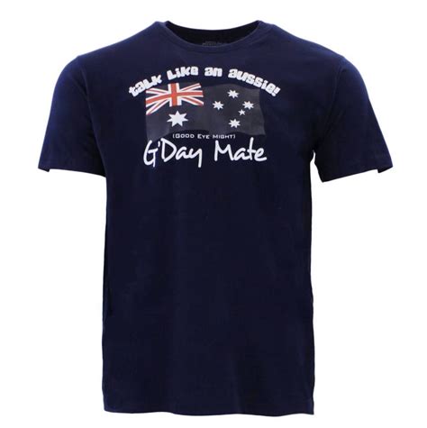 Adult T Shirt Australian Australia Day Souvenir 100 Cotton Gday