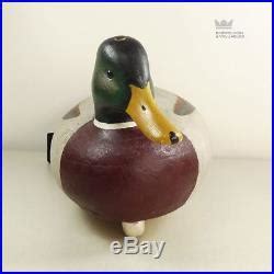 Vintage Mallard Duck Decoy By Delbert Cigar Daisey