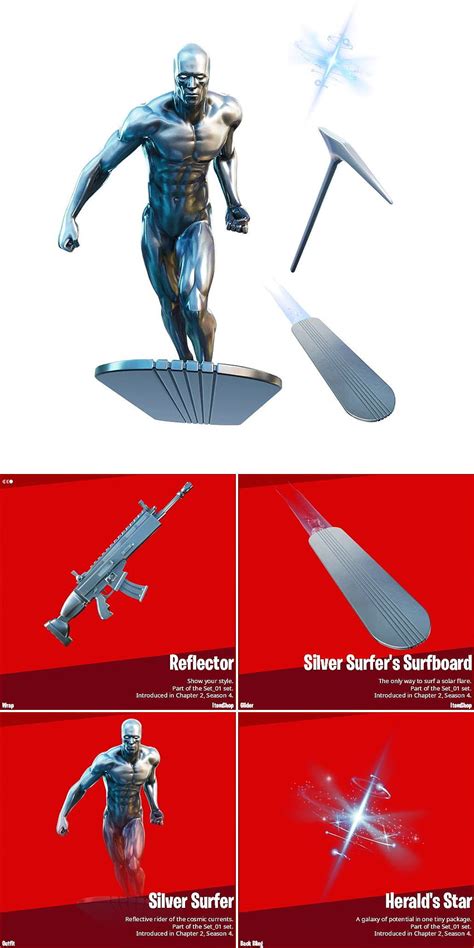 Fortnite Season 4 Leaks Reveal Silver Surfer And 2 More Skin Bundles