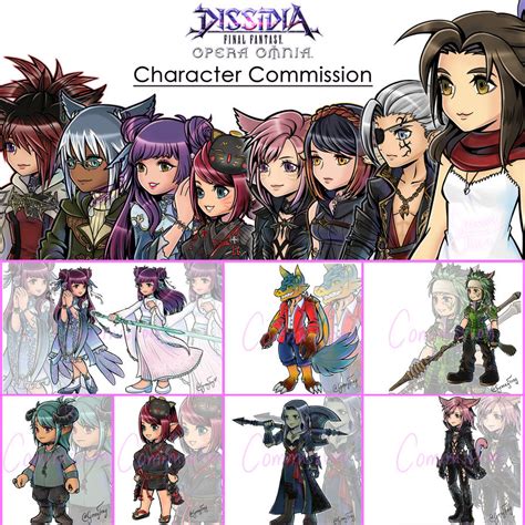 Dissidia Final Fantasy Opera Omnia Character Com By Greenyteay On