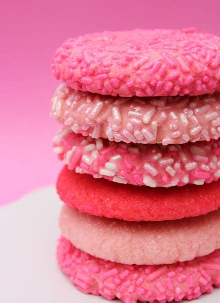 pink cookies la vie en rose