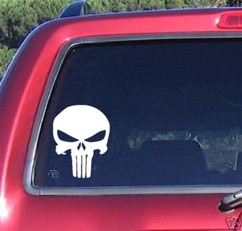 Punisher Skull Decal Sticker Car Truck Windows Just Like In