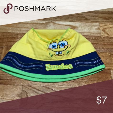 Sponge Bob Jamaica Bucket Hat Hats Spongebob Bucket Hat