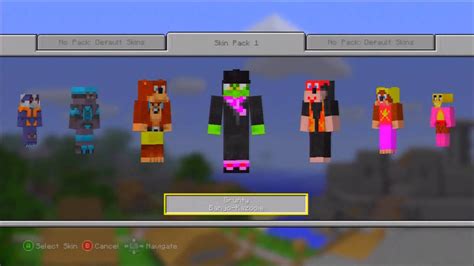 Minecraft Xbox 360 Edition Skin Pack 1 1080p Youtube