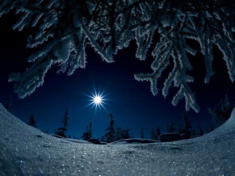 Download Cold Winter Night Wallpaper By Nathancain Winter Night