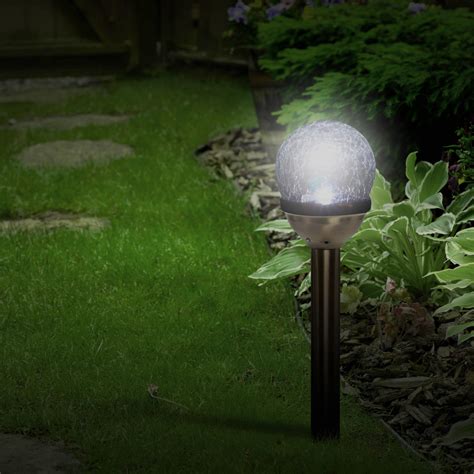 Collectionsetc.com has been visited by 10k+ users in the past month Greenlighting Mini Crackle Ball LED Garden Solar Stake ...