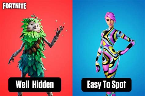 3 Fortnite Skins That Can Camouflage In Any Terrain And 3 That Are