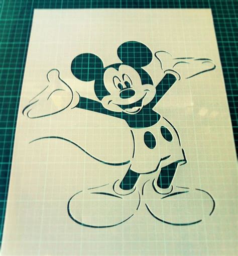 Disney Mickey Mouse Reusable Stencil For Kids Room Wall