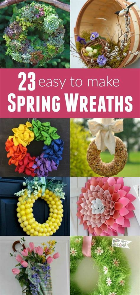 Brighten Your Home With One Of These Easy To Make Spring Wreath Ideas