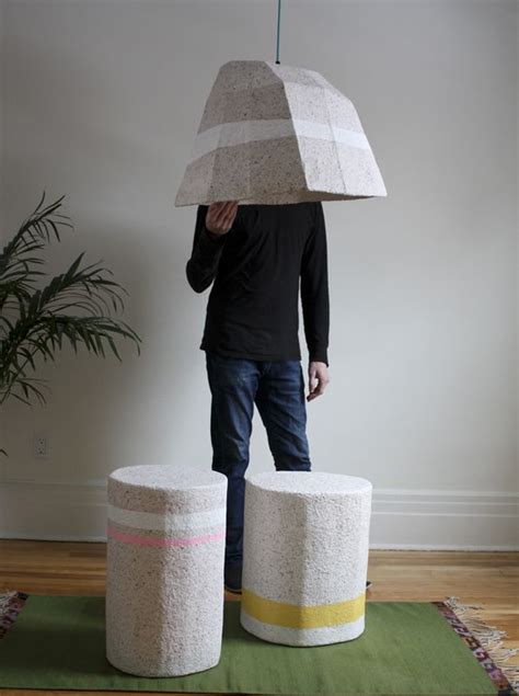 Paperscapes Furniture And Lights Made From 99 Recycled Paper By