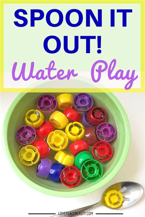 A Water Play Activity For Kids Spoon It Out