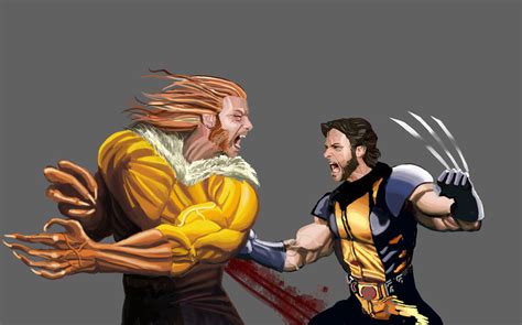 Wolverine And Sabretooth By Devrimkunter On Deviantart