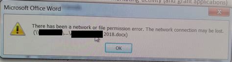 Redirected Folders And Saving Files Error