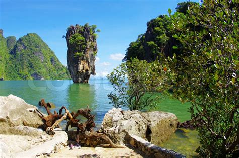 James Bond Island In Thailand Stock Image Colourbox