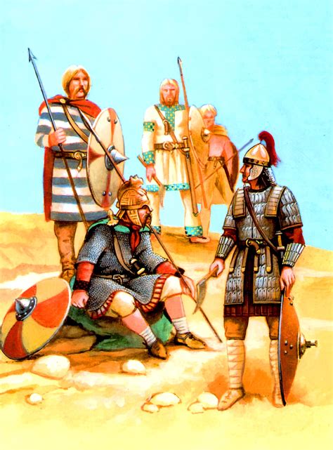 The Franks At Casilinum Gothic War Germanic Tribes Ancient Warriors