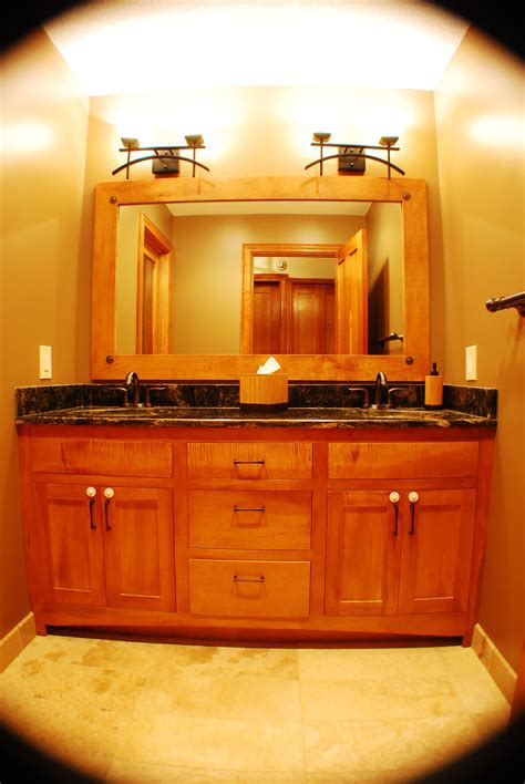 Custom Double Sink Vanity Inset Doors Built By Schonhardt Custom