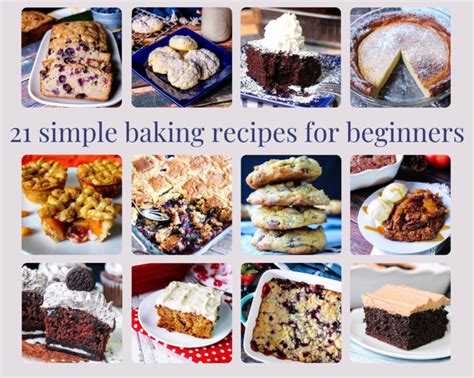 21 Simple Baking Recipes For Beginners Just A Pinch