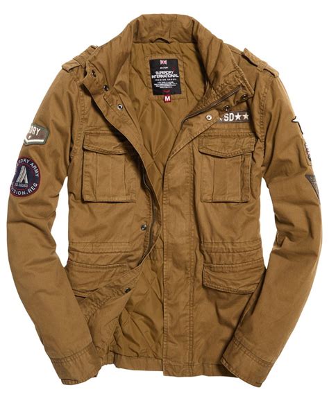 Mens Rookie Limited Edition Military Jacket In Burnished Olive