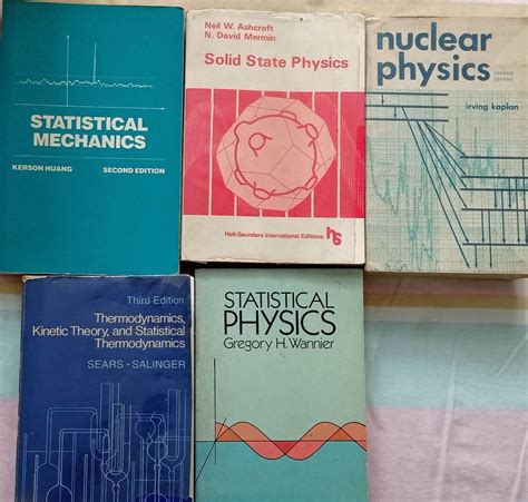 Classic Undergraduate Physics Textbooks From 1980s Hobbies And Toys Books And Magazines