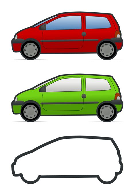 Three Cars Clip Art Image Clipsafari