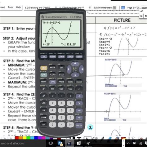 Lesson Graphing Polynomial Functions With Your Graphing Calculator