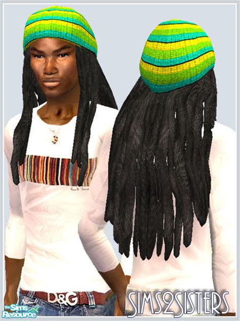 The Sims Resource S2s Rasta Style Hair 390775 Recolor