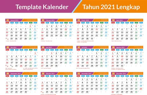 Download Template Kalender Indonesia Lengkap Dengan Hari Libur 2017