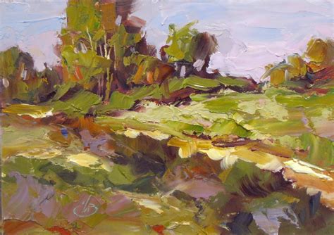 Tom Brown Fine Art Colorful Plein Air Landscape By Tom Brown