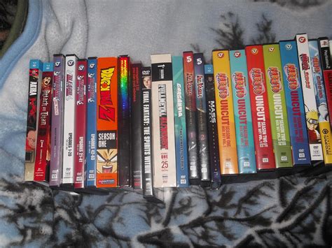 my anime dvd and blu ray collection of 2015 by aleckthenarutofan9 on deviantart