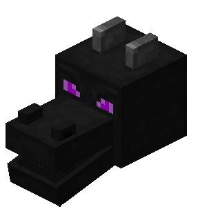 The ender dragon is a hostile boss mob that appears in the end dimension and is also acknowledged as the main antagonist and final boss of minecraft. Dragon Head | Minecraft Wiki | Fandom