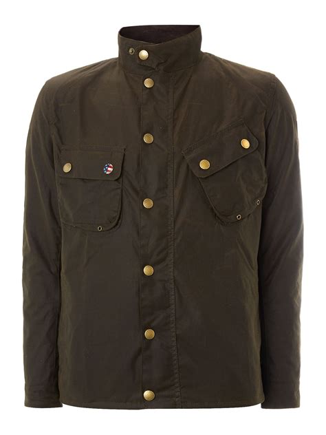 Barbour Steve Mcqueen Wax 9665 Jacket In Green For Men Lyst