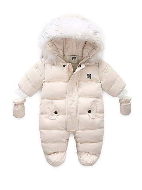 カラー Baby Boy Snowsuit Jacket Infant Winter Clothes Newborn Coat Snow