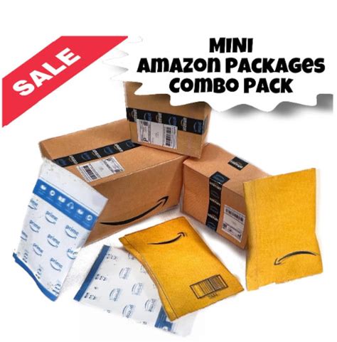Printable 112 Amazon Boxes And Envelopes Pack Doll Toys Diy Instant
