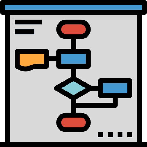 Flowchart Icon At Collection Of Flowchart Icon Free