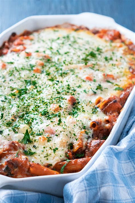 Vegetable Pasta Bake A Gluten Free Protein Packed Vegetarian Casserole