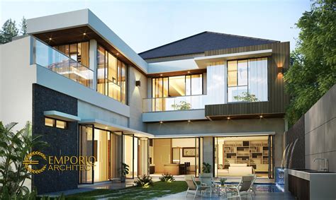 Hunian bertingkat 2 semakin diminati karena mahalnya harga tanah saat ini. Desain Rumah Modern 2 Lantai Bapak Willy di Jakarta Barat