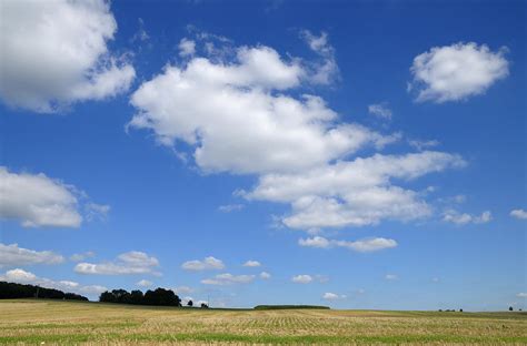 Summer Landscape Blue Sky With Clouds Photograph By Matthias Hauser