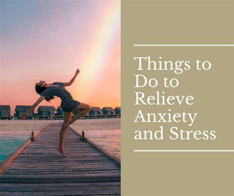 Easy Things To Do To Relieve Anxiety And Stress Hubpages