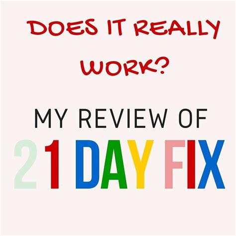 21 Day Fix Review Does It Really Work Get Answers Now Health