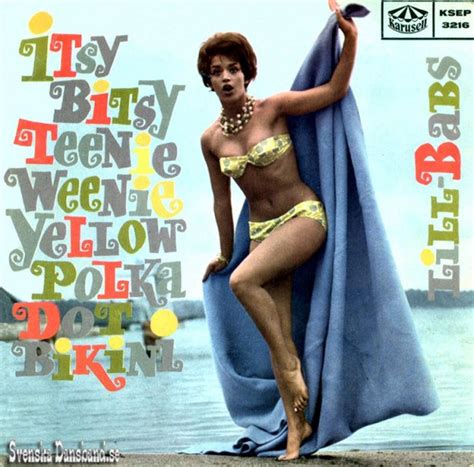 Lill Babs Itsy Bitsy Teenie Weenie Yellow Polka Dot Bikini