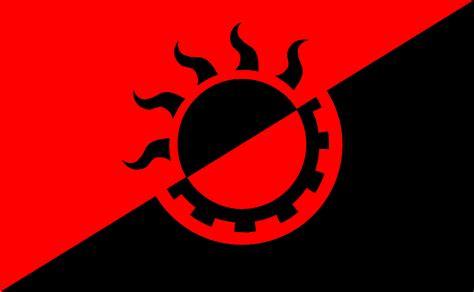 The Best Of Both Worlds A Flag For An Anarcho Communist Solarpunk