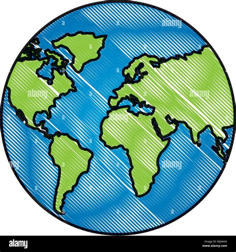 Mundo Mundo Mapa Ubicación Geografía Ilustración Vectorial Imagen