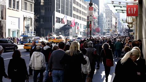 Large Crowd Of People On New York City Stock Footage Sbv 301093649