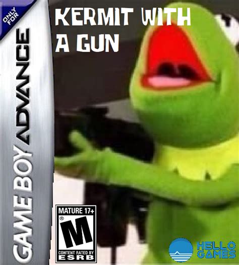 Meme Kermit With A Gun Davidchirot