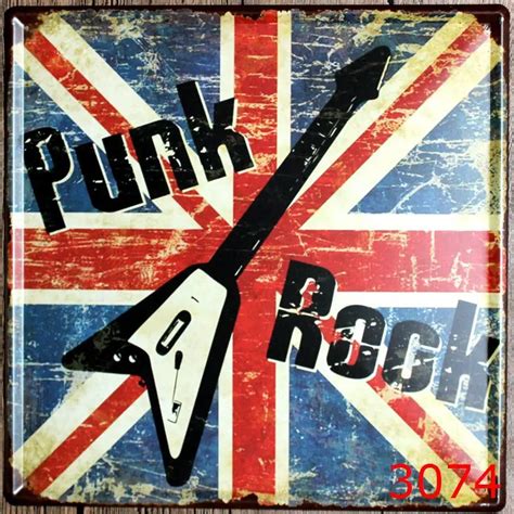 New Arrival Punk Rock Large Tin Plate Signs Movie Poster Art Cafe Bar