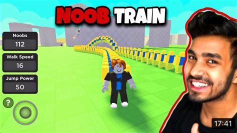 Building Longest Noob Train In Roblox 🥵 Max Level 10000000 Noob Youtube