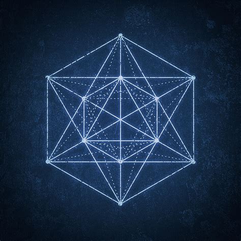 Sacred Geometry Minimal Hipster Symbol Art Digital Art By Philipp Rietz